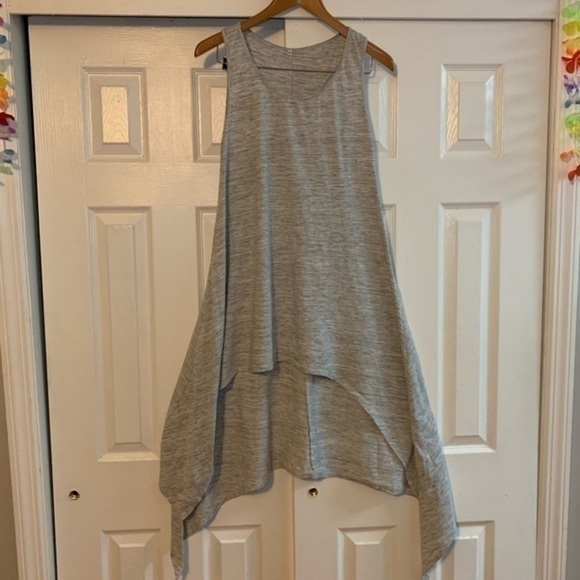 Gray High-Low Casual Dress Size Small - Picture 4 of 8
